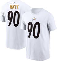 Nike Men's Nike T.J. Watt  White Pittsburgh Steelers  Player Name & Number T-Shirt