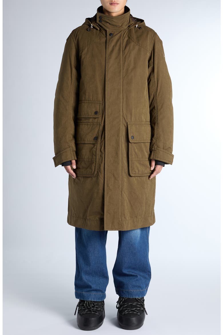 Allaine Long Parka, Main, color, GREEN