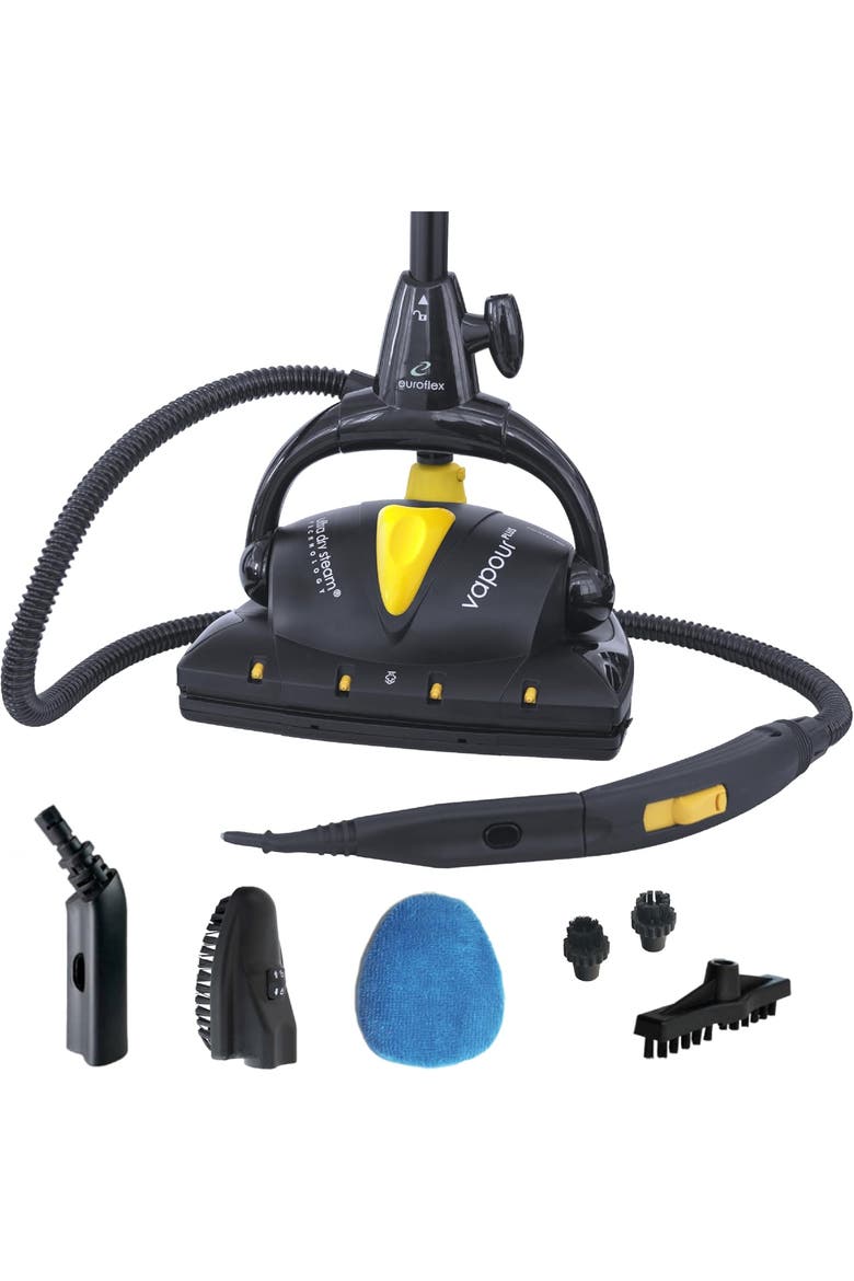 Vapour Plus 18-Piece Steam Mop, Alternate, color, Black