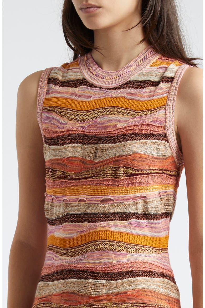 Fauna Knit Maxi Dress, Alternate, color, SUNSET