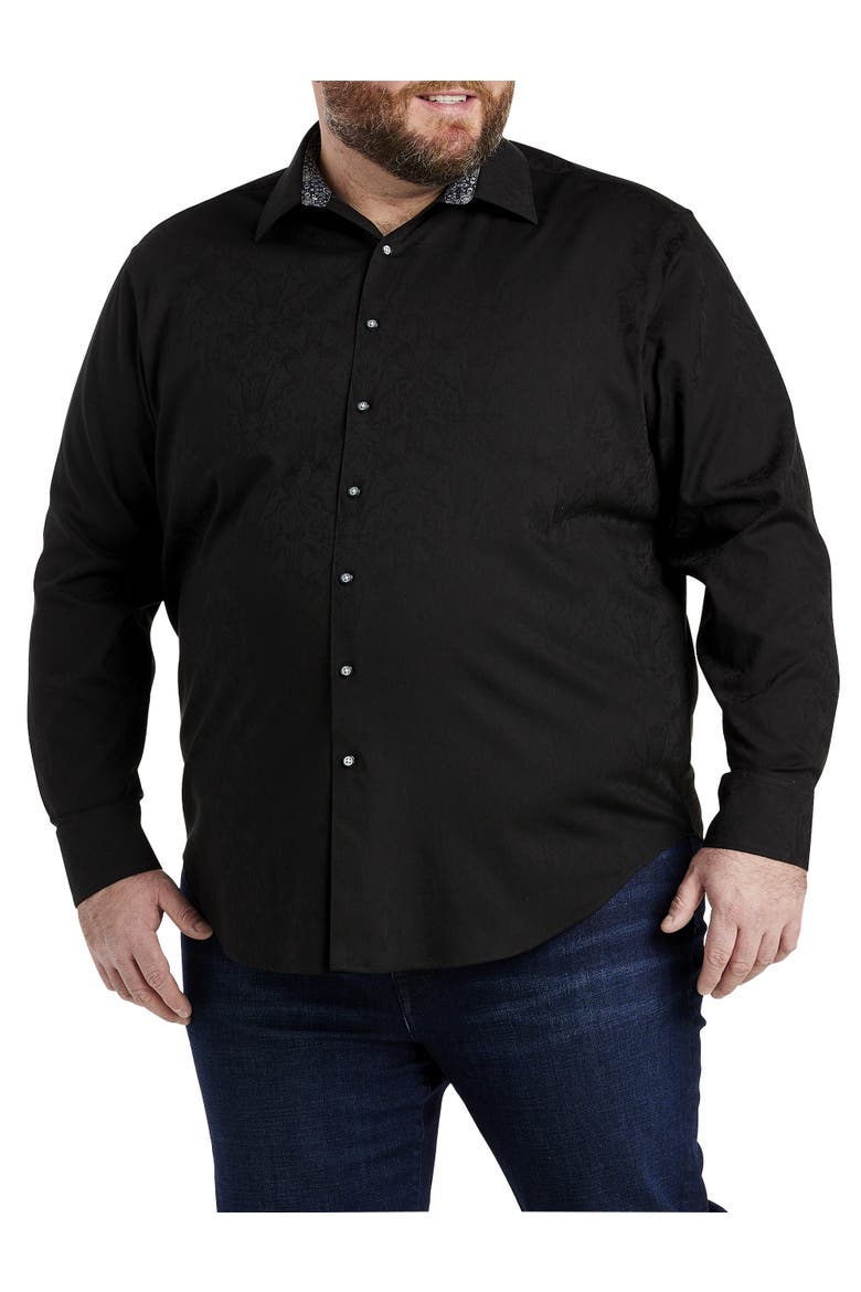 Highland Sport Shirt, Alternate, color, BLACK