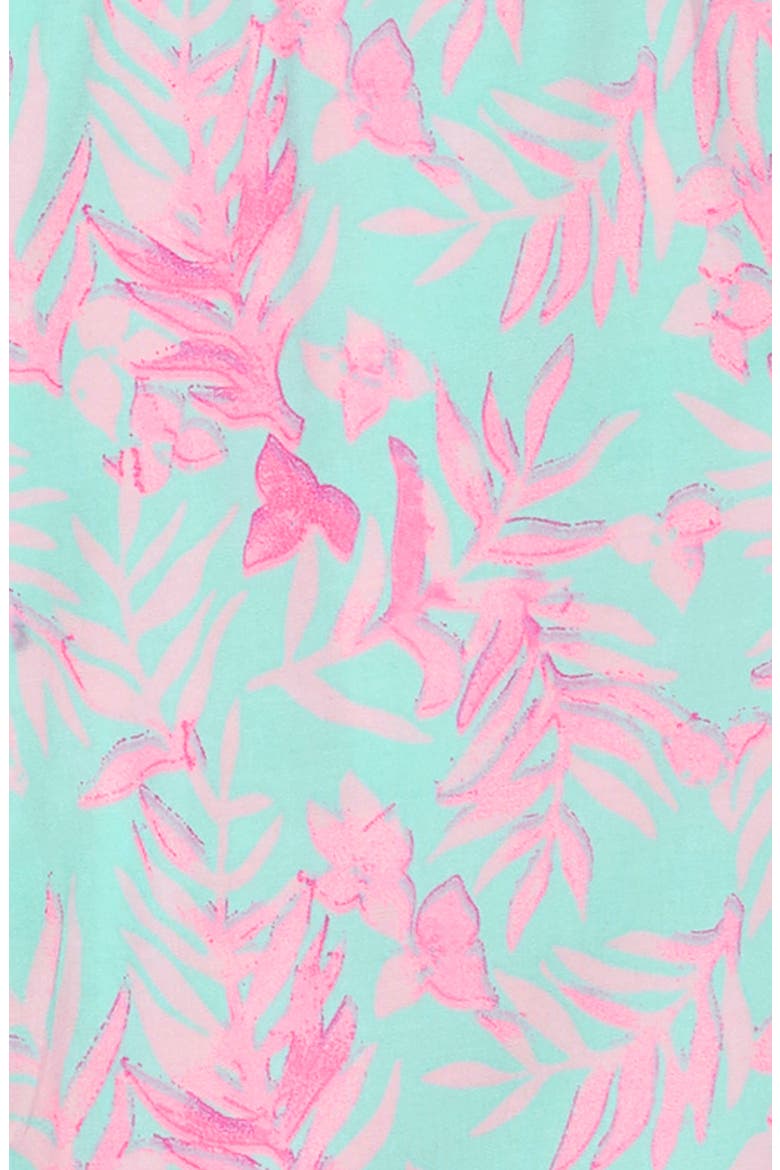 Bougainvillea Print Jumpsuit, Alternate, color, CRYSTAL BLUE