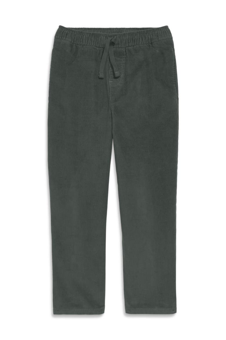 Kids Stretch Corduroy Drawstring Pant, Main, color, Asphalt