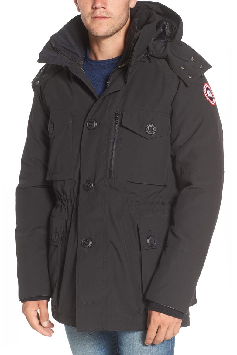 Drummond Regular Fit 3-In-1 Parka, Main, color, BLACK