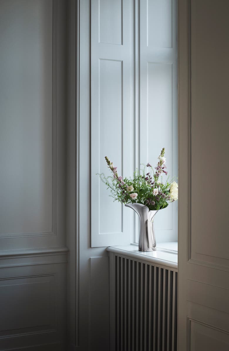 Georg Jensen Bloom Botanica Vase, Alternate, color, Silver