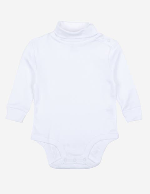 Baby Turtleneck Bodysuit, Cotton Long Sleeve