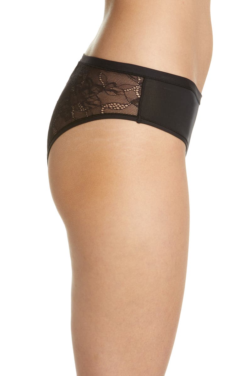 Etam Pure 360 Microfiber & Lace Hipster Briefs, Alternate, color, 