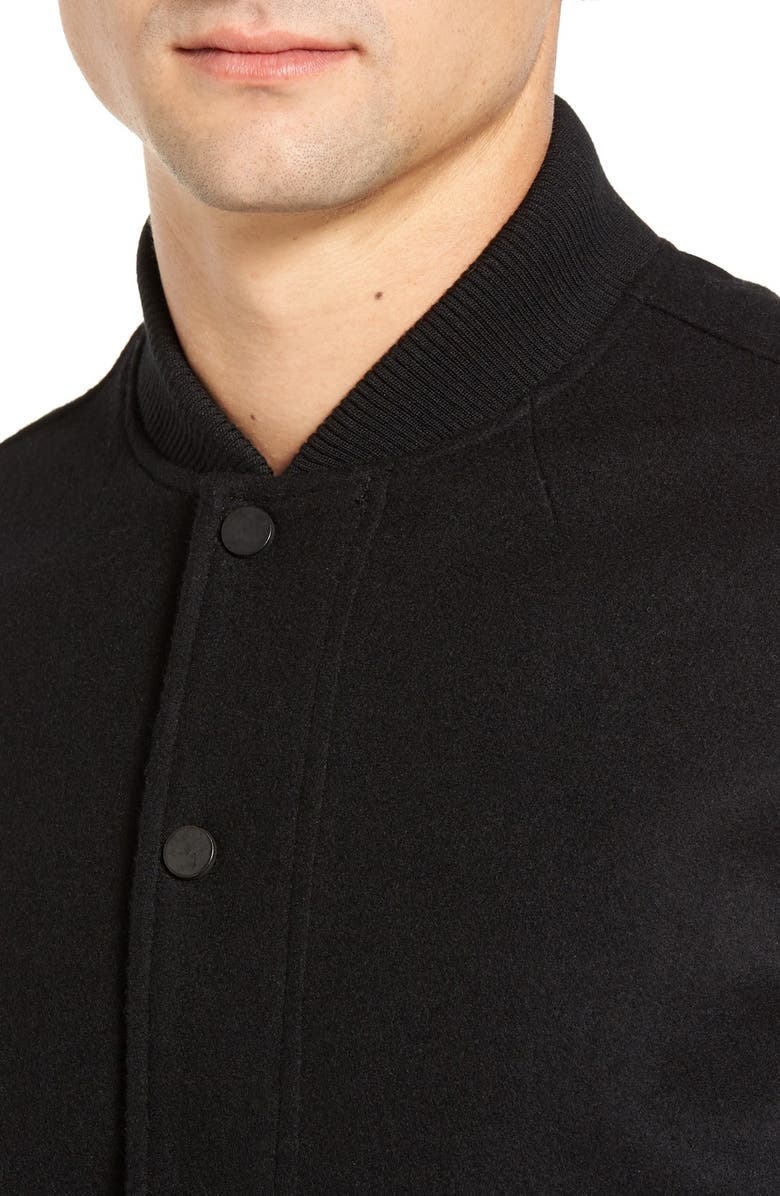 Topman Varsity Bomber Jacket, Alternate, color,