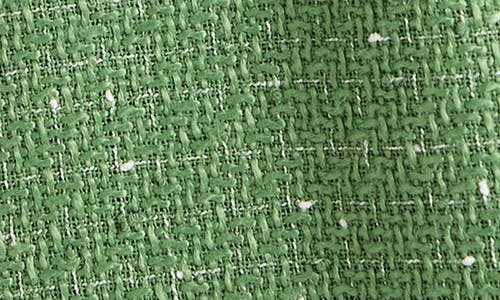 Tahari Asl Fray Bouclé Dress In Green
