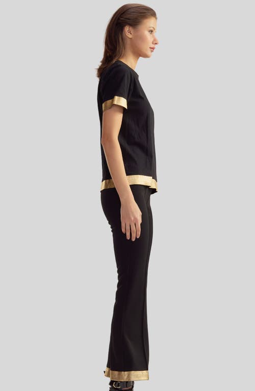 Shop Cynthia Rowley Athena Tee In Black