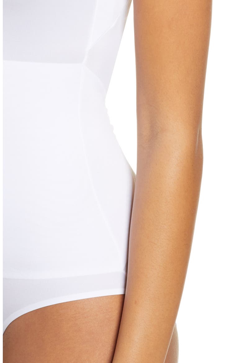 No Side-Show Shaping Bodysuit, Alternate, color, WHITE
