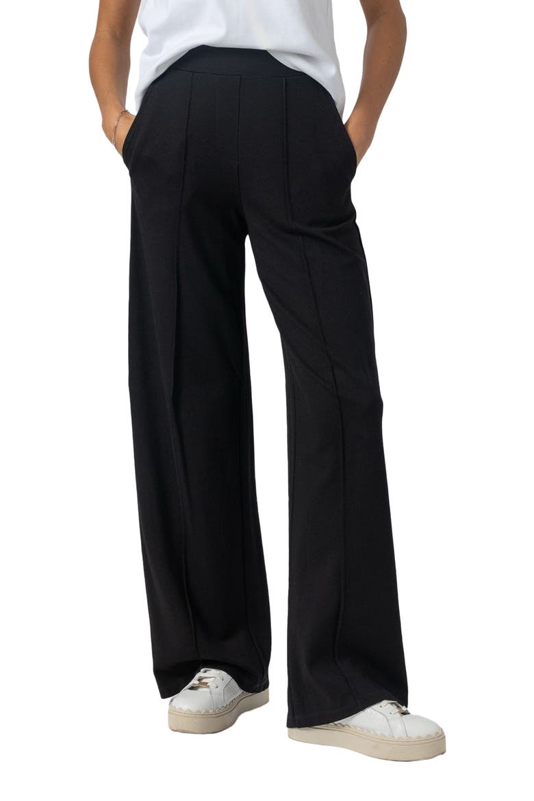Keller Wide Leg Pant, Alternate, color, black