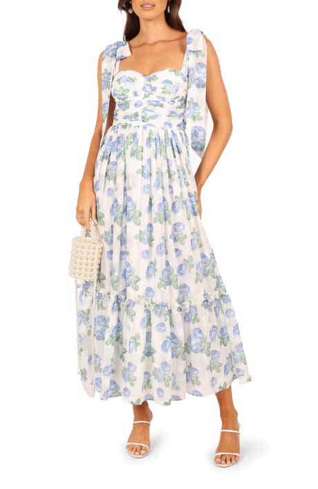 Petal & Pup Floret Bow Strap Midi Sundress