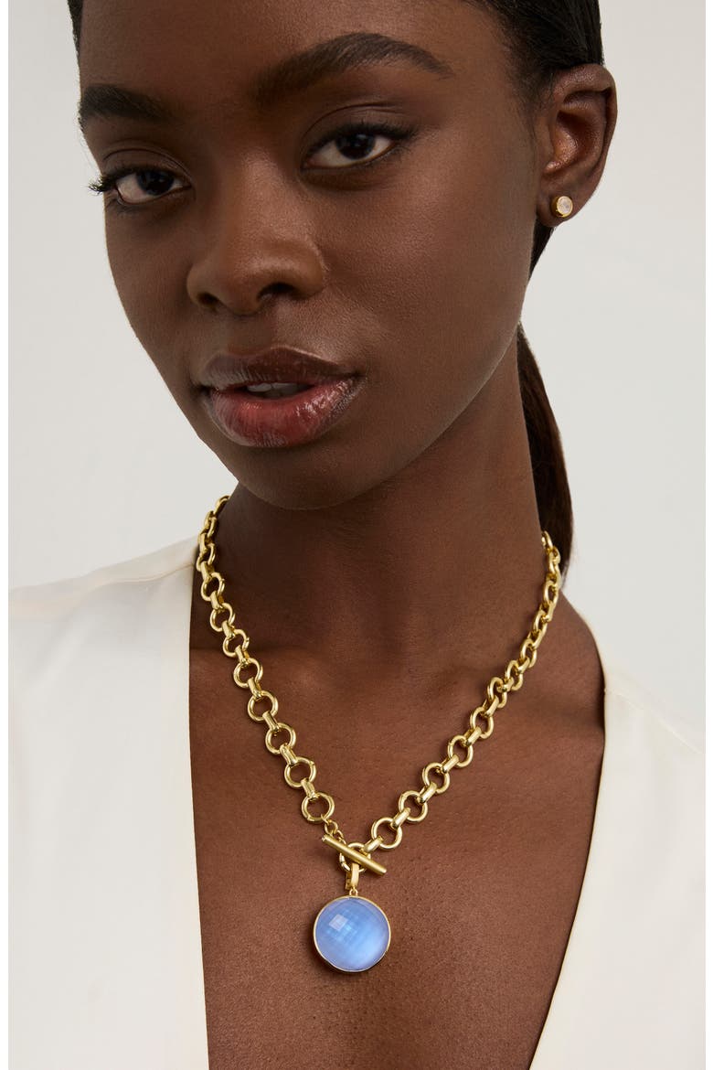 Knockout Collar Necklace, Alternate, color, IRIDESCENT MIDNIGHT BLUE