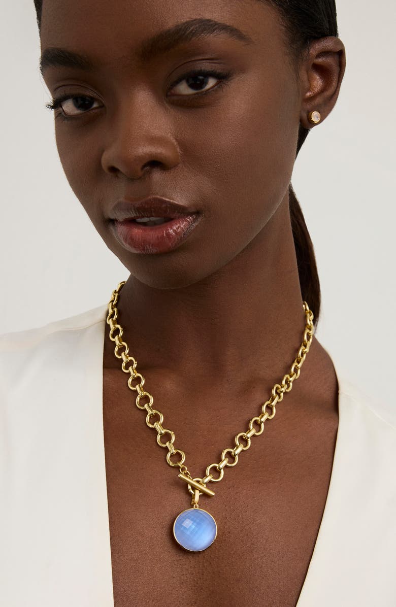 Dean Davidson Knockout Collar Necklace, Alternate, color, Iridescent Midnight Blue