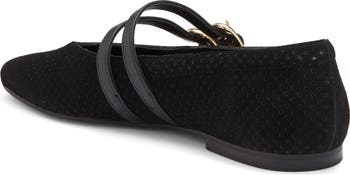 Alenia Perforated Mary Jane Flat