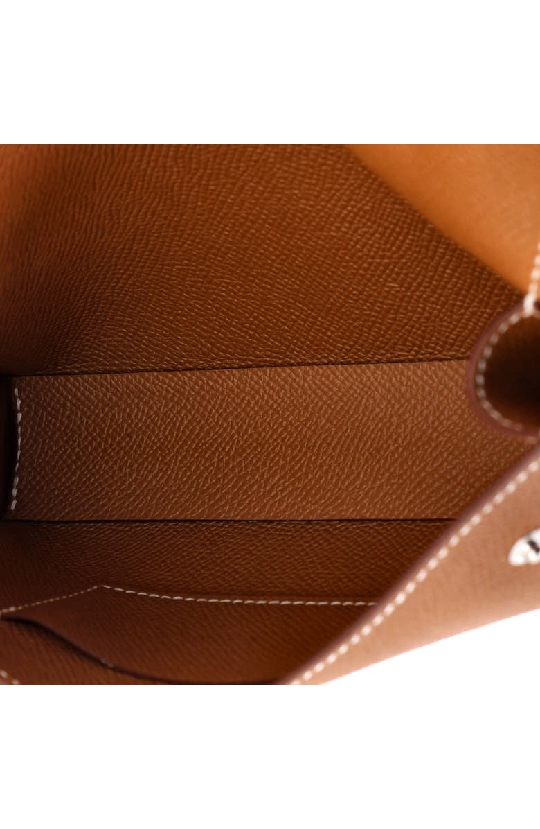 Pre-Owned Hermes Hermesnap Wallet Bag Epsom, Alternate, color, Gold