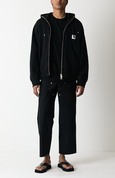 Sacai Carhartt WIP Cotton Jersey Full Zip Hoodie | Nordstrom