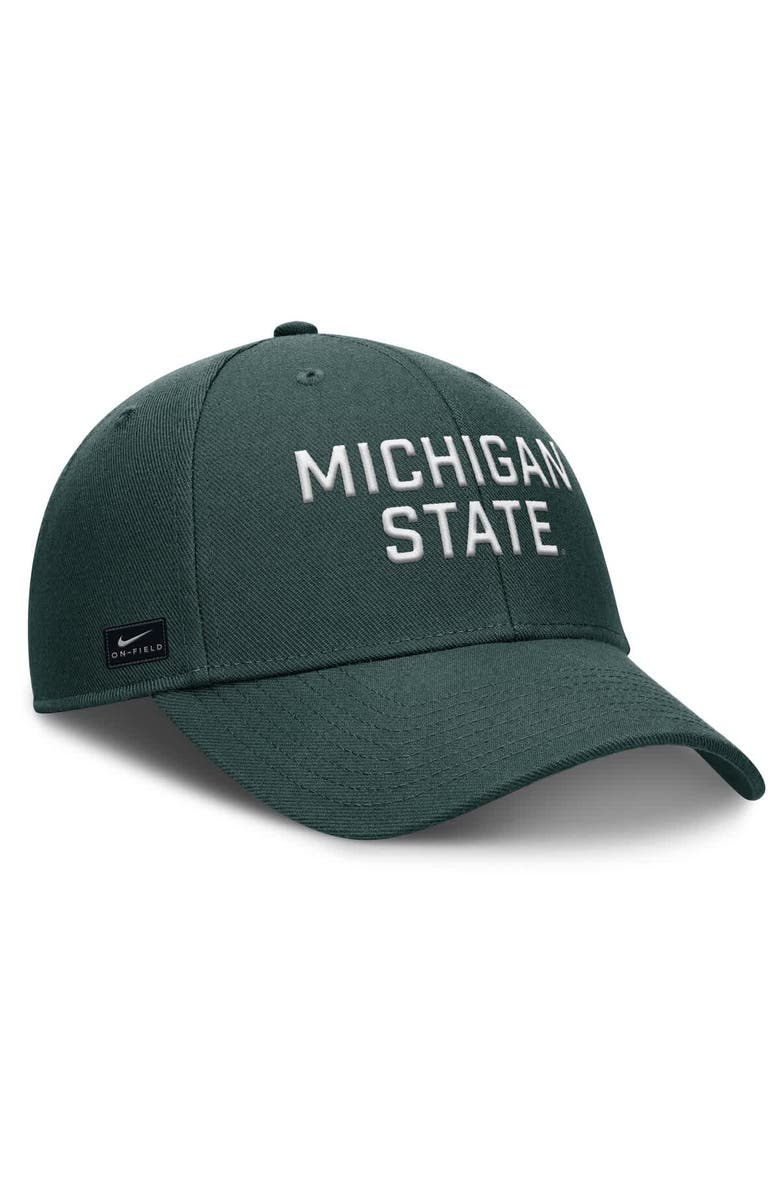 Nike Men's Nike Green Michigan State Spartans Rise Practice Adjustable Hat, Alternate, color, Green