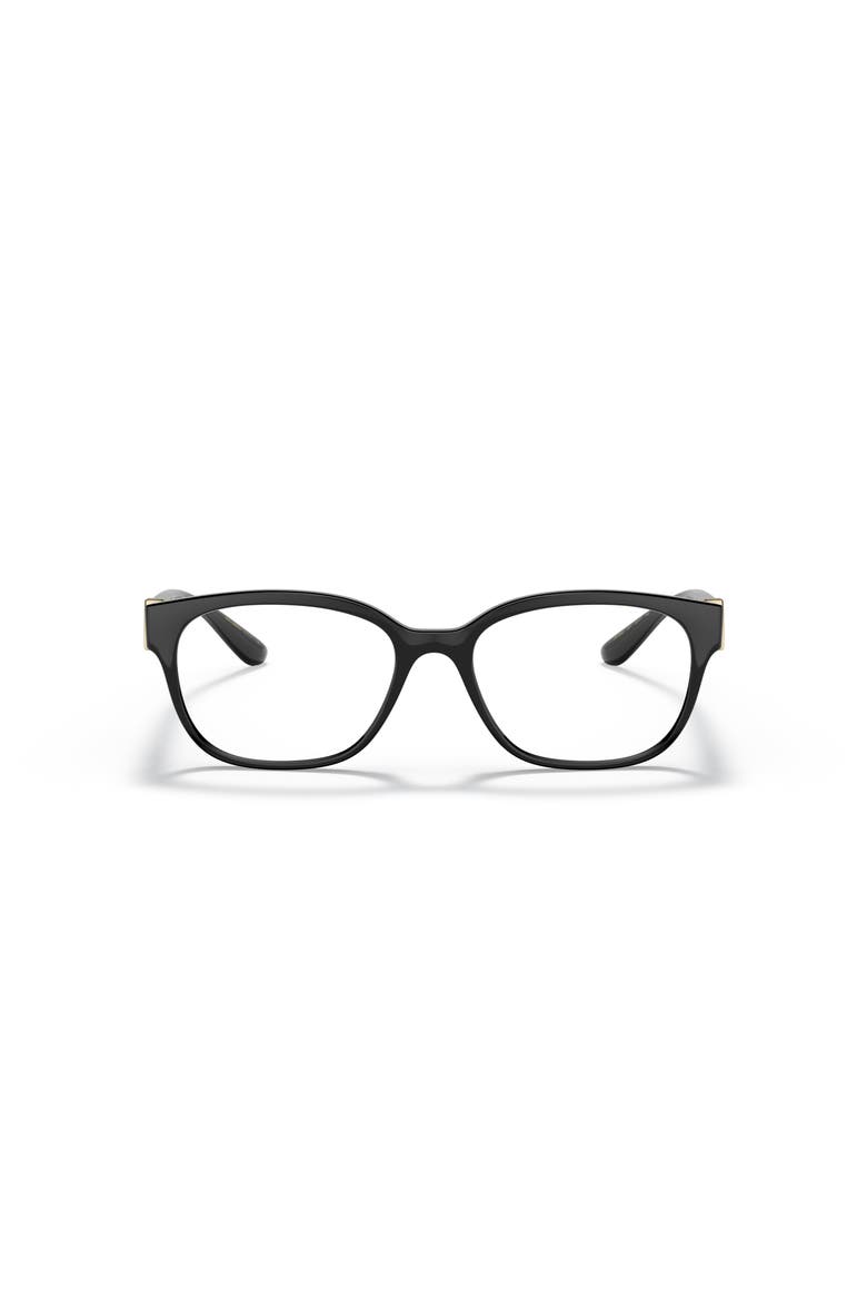 54mm Square Optical Glasses, Alternate, color, BLACK