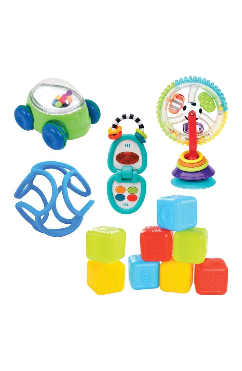 Kaplan Early Learning Company Baby's Exploration Activity Set, Main, color, Multicolored