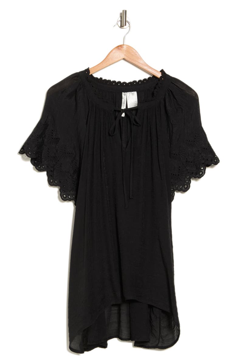 Forgotten Grace Eyelet Blouse, Alternate, color,