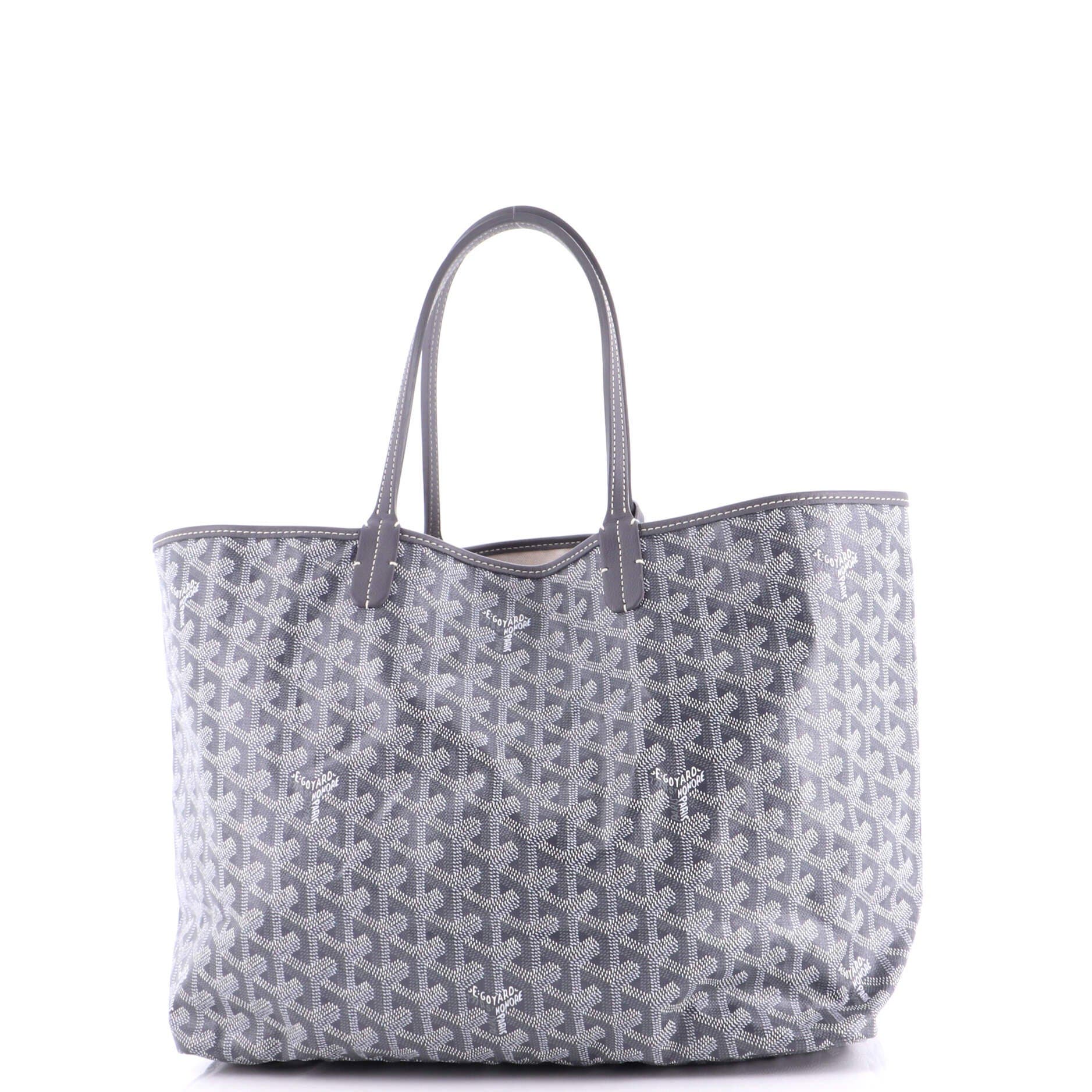 Pre-Owned Goyard Saint Louis Tote Coated Canvas PM, Alternate, color, Gray