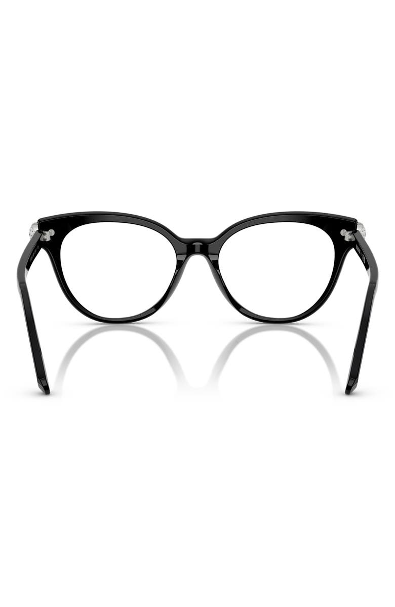 Swarovski 51mm Phantos Optical Glasses, Alternate, color, Black/ Demo Lens