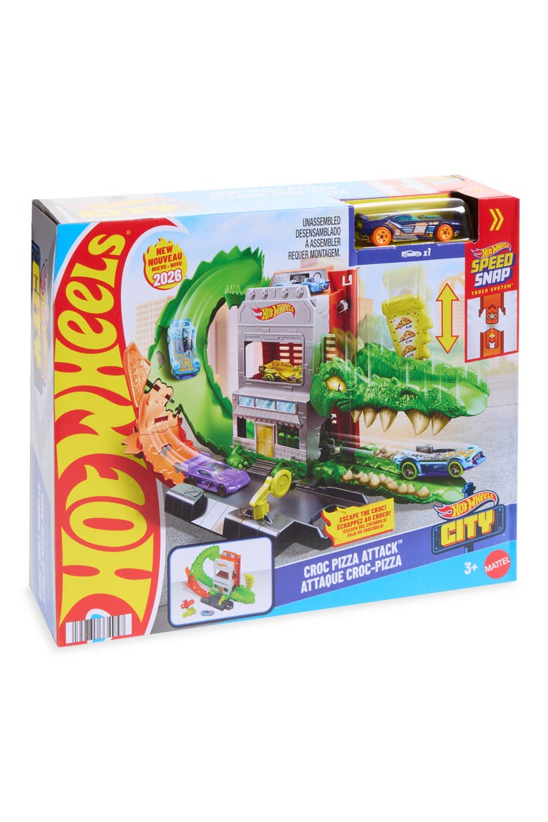 Kids' City Nemesis Crocodile Pizza Attack Playset, Main, color, CROCODILE PIZZA SHOP