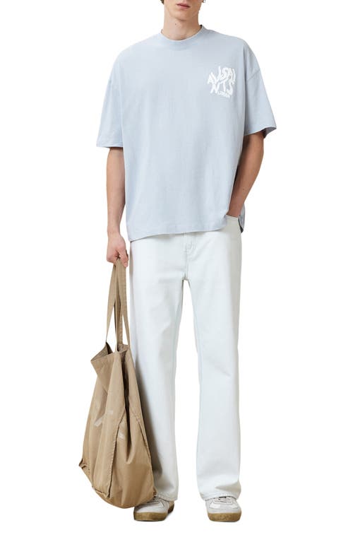 Allsaints Orlando Logo Graphic T-shirt In Blue