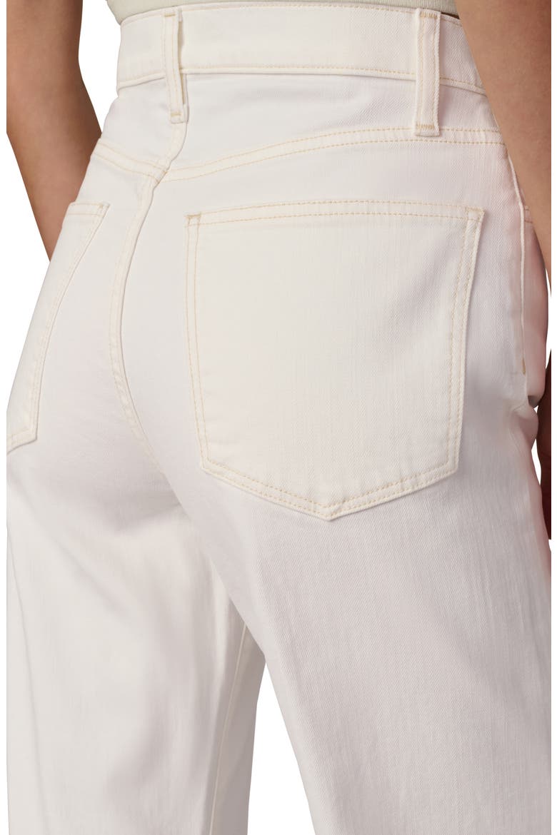 The Margot High Waist Crop Relaxed Straight Leg Jeans, Alternate, color, MILK