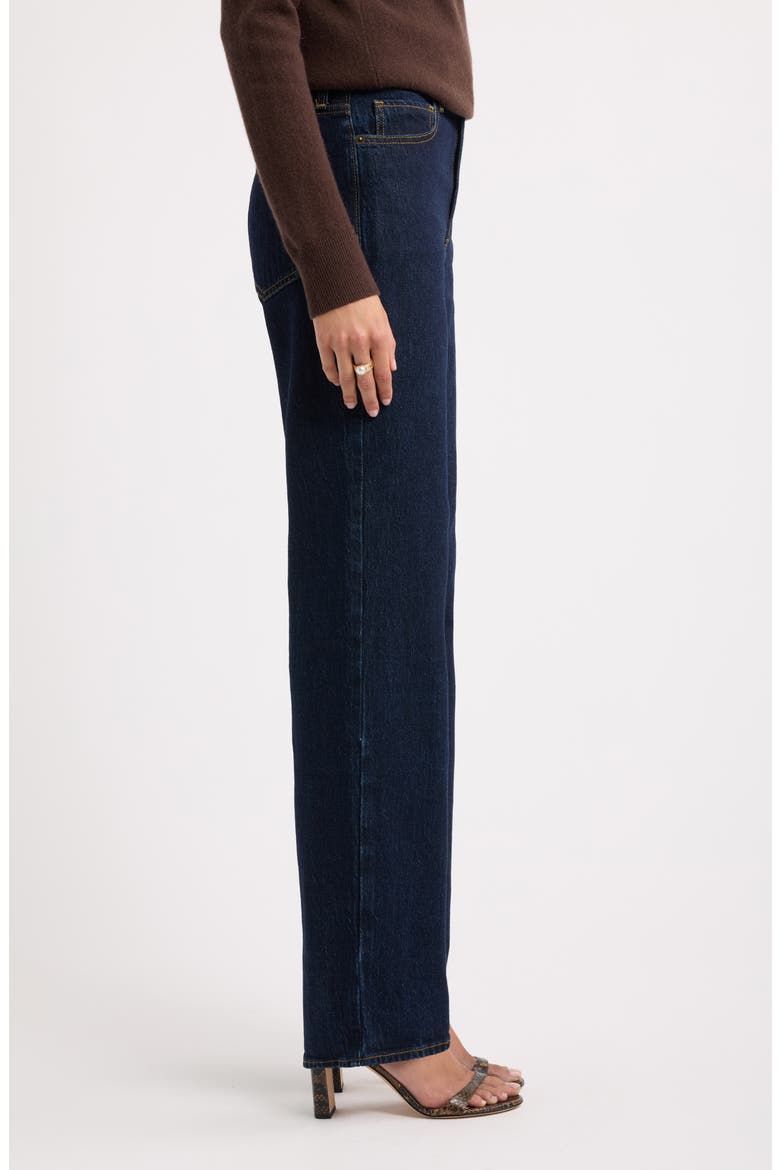 High Waist Straight Leg Jeans, Alternate, color, BROADWAY WASH