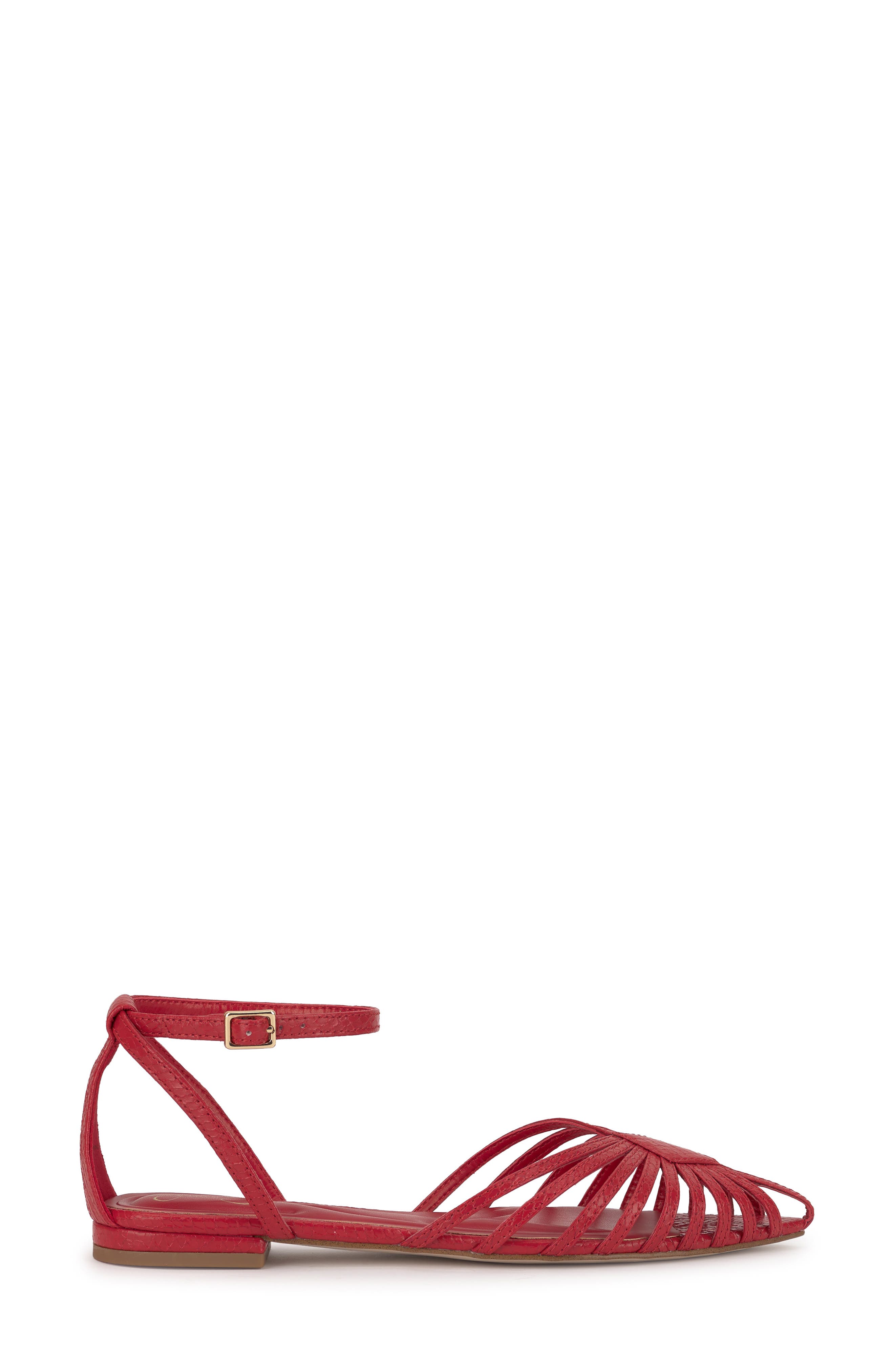 Eulean Ankle Strap Sandal, Alternate, color, RED MUSE03