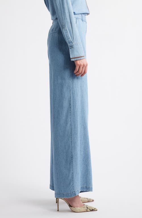 Kobi Halperin Claude Wide-leg Denim Pants In Light Blue