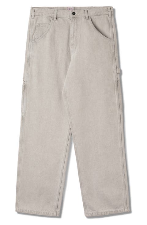 Big Job Baggy Painter Jeans (Faded Grey Denim)