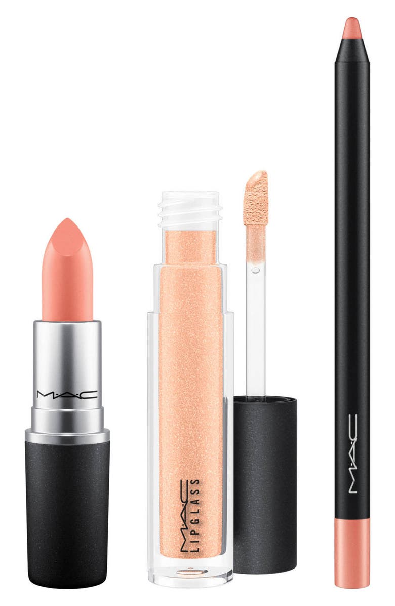 MAC Cosmetics MAC Snow Ball Nude Lip Bag, Alternate, color, 