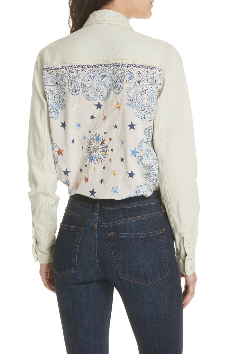 Bandana Bandit Top, Alternate, color, IVORY