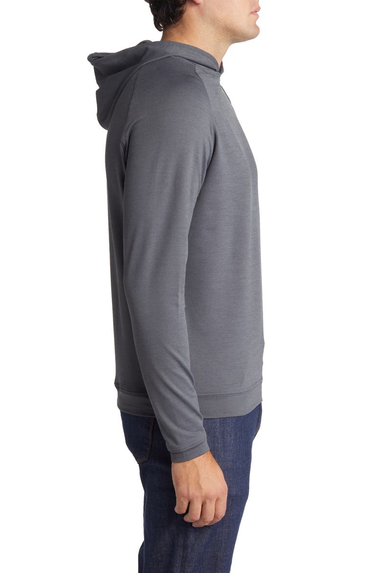 Pine Performance Hoodie, Alternate, color, GREY