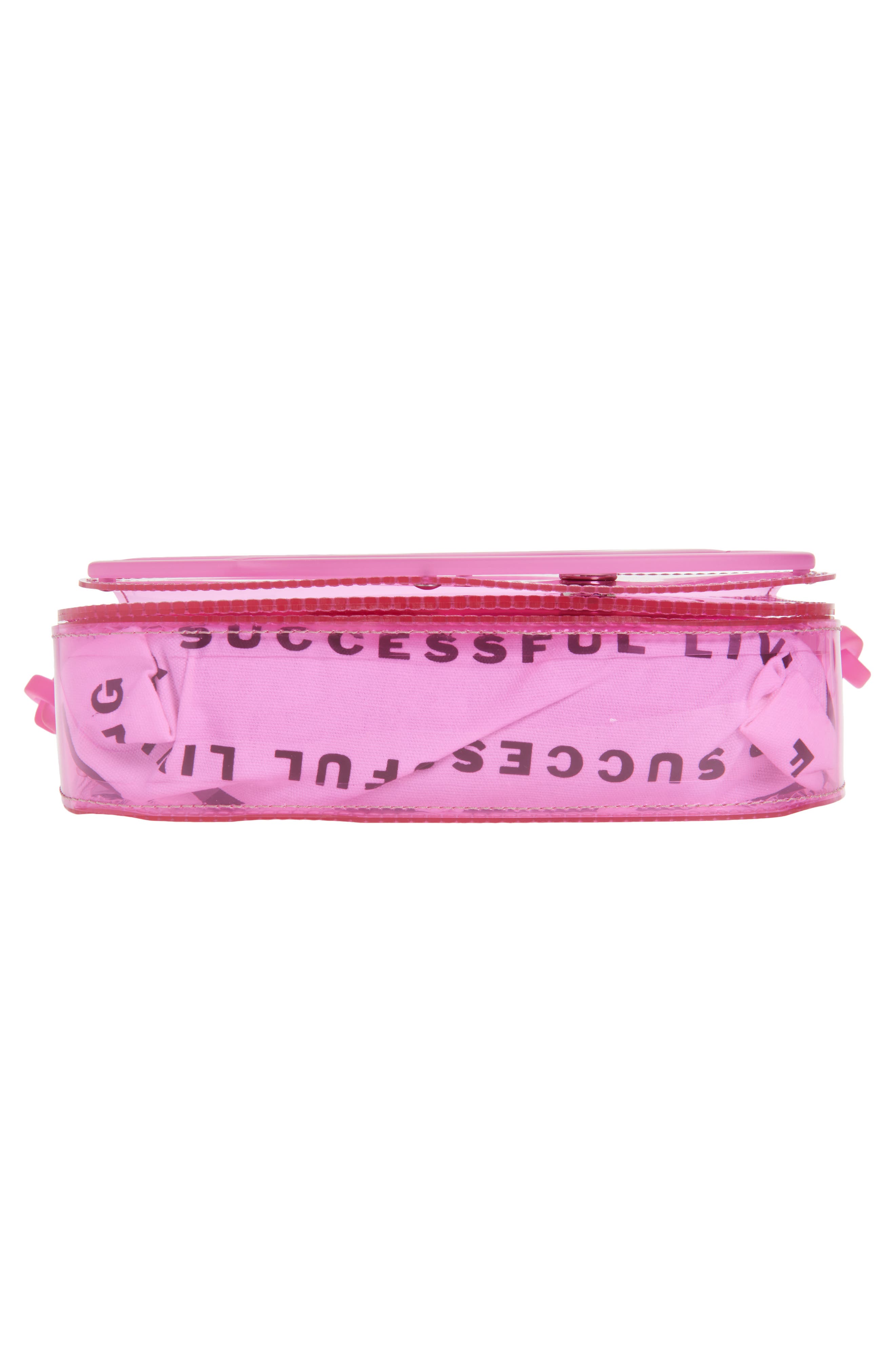 DIESEL<sup>®</sup> 1DR Logo Clear Shoulder Bag, Alternate, color, Pink