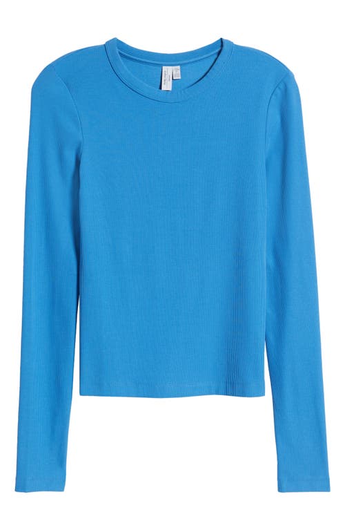 Shop & Other Stories Rib Long Sleeve Cotton T-shirt