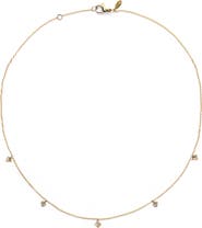 Anzie Cleo Diamond Dangling Shapes Necklace