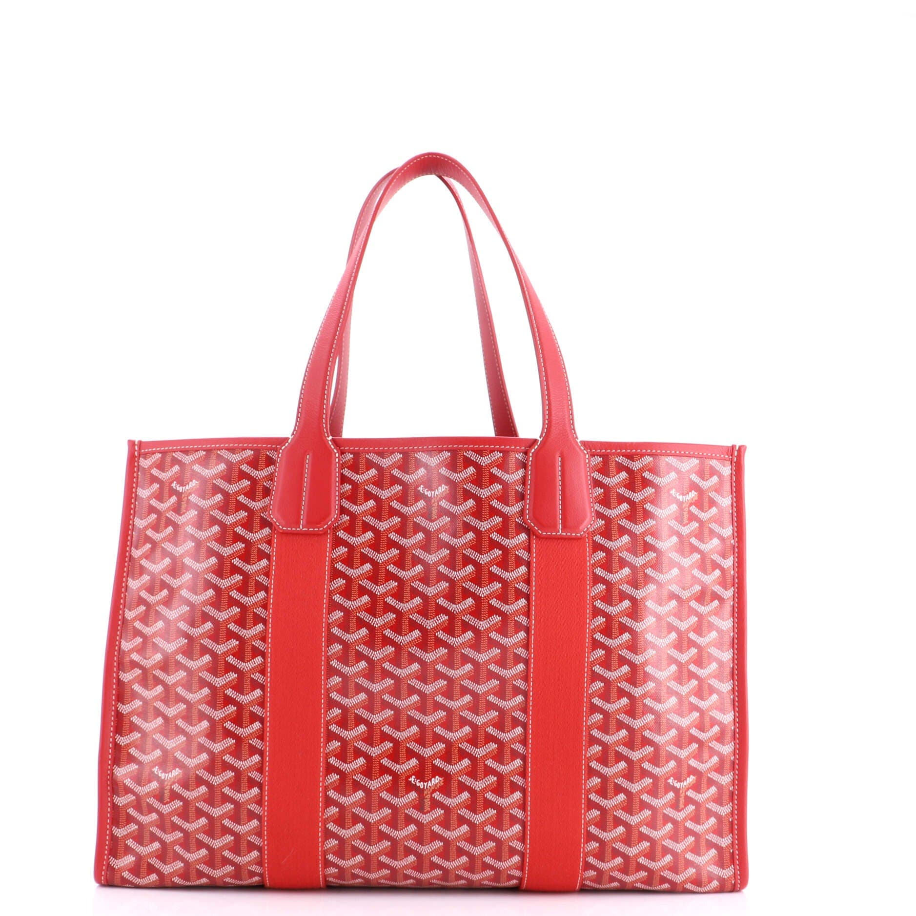 Villette Tote Printed Coated Canvas MM, Alternate, color, Red
