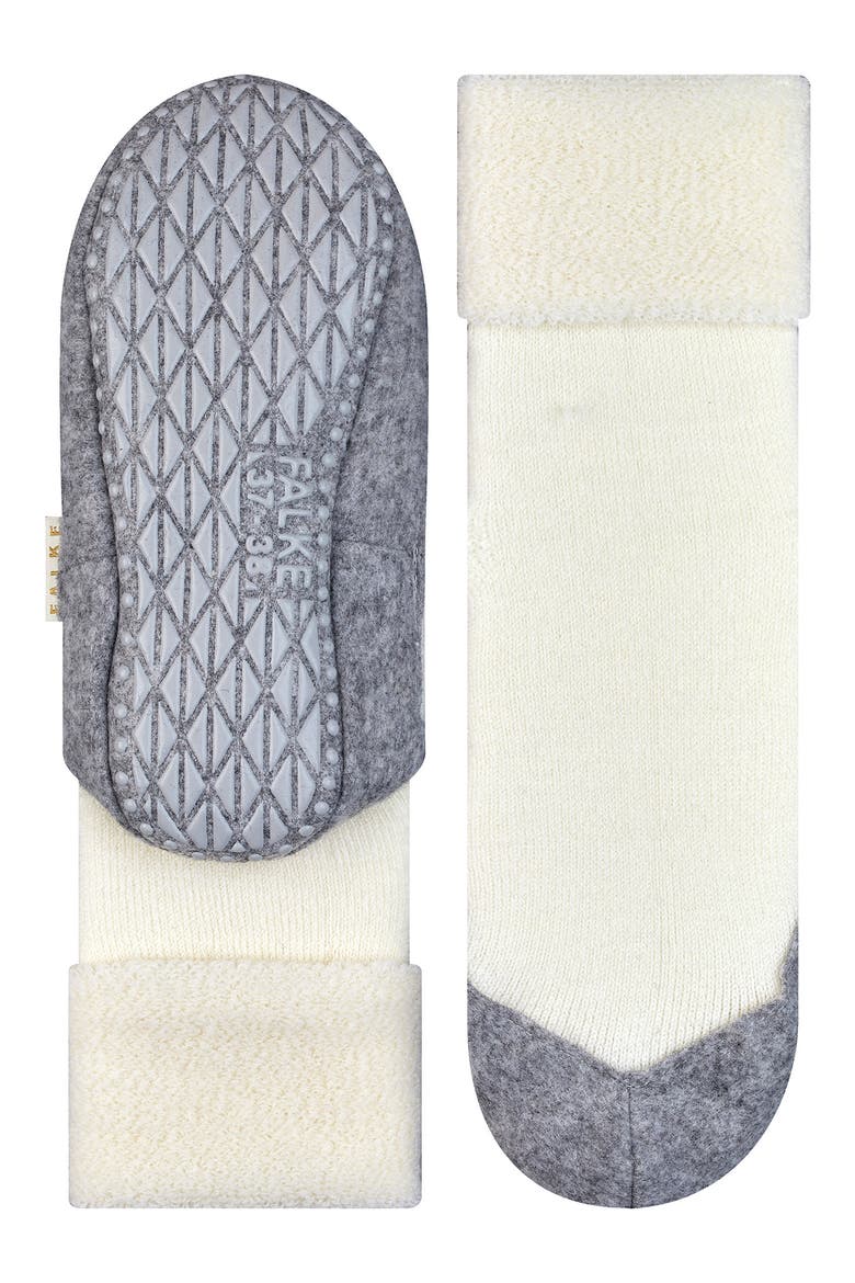 Cosy Stretch Wool Slipper Socks, Alternate, color, OFF WHITE