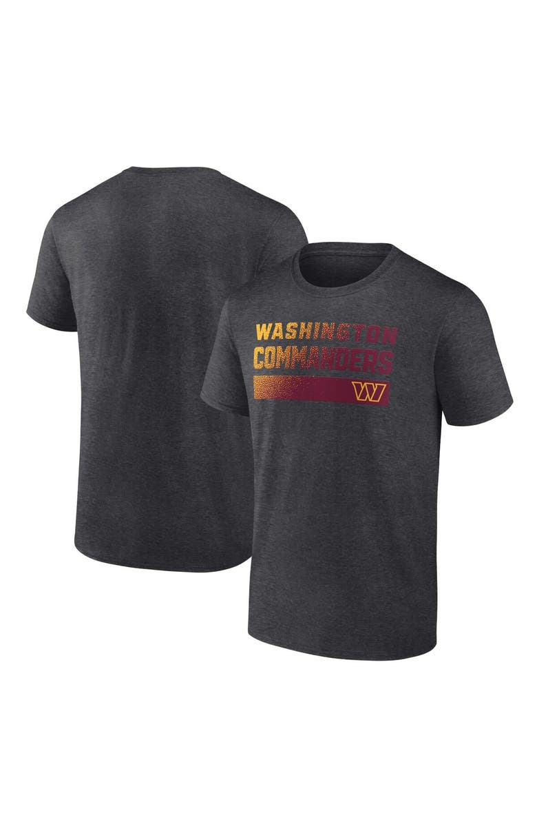 FANATICS Men's Fanatics Branded Charcoal Washington Commanders T-Shirt, Alternate, color,