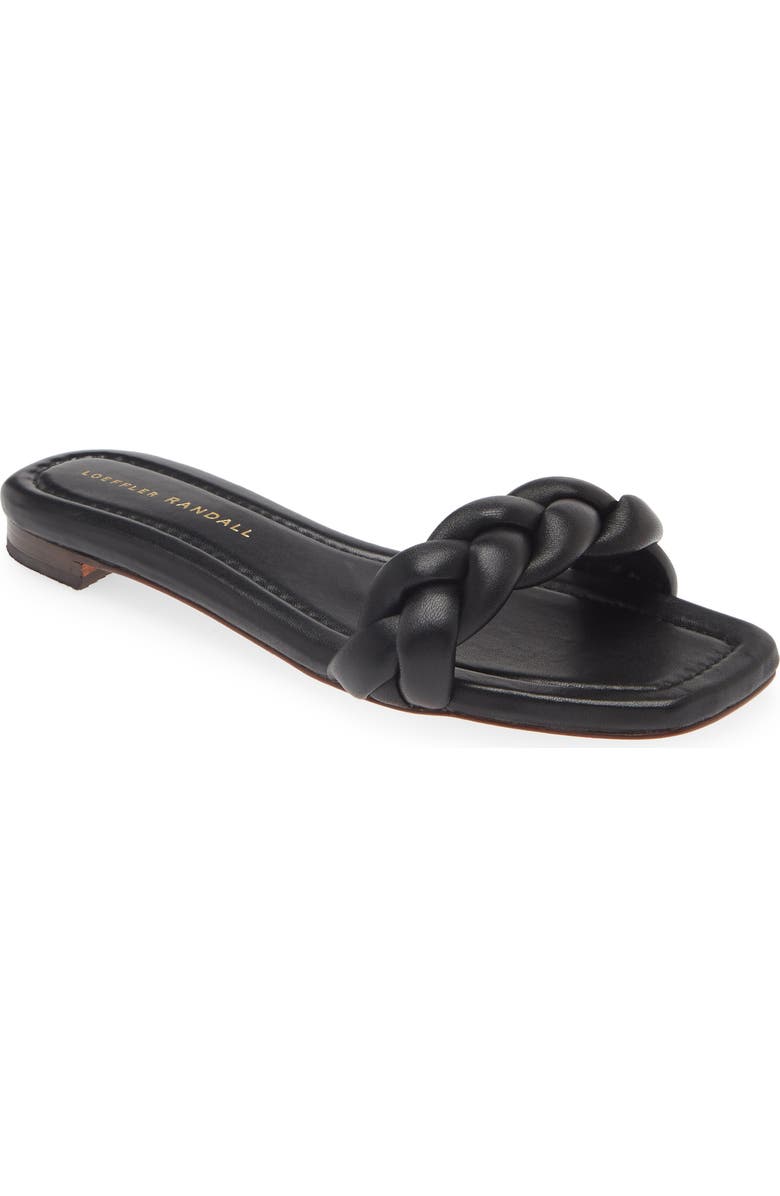 Loeffler Randall Jackson Braided Slide Sandal, Main, color,