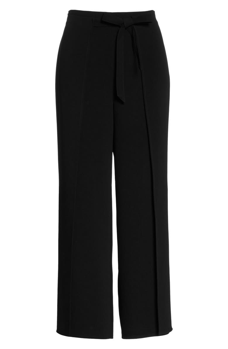 Cinq à Sept Renata Tie Waist Wide Leg Pants, Alternate, color, 