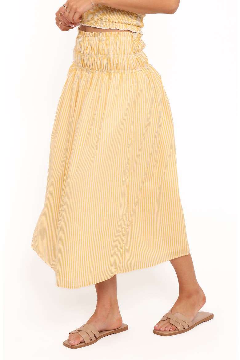Salome Stripe Cotton Maxi Skirt, Alternate, color, MANGO STRIPE