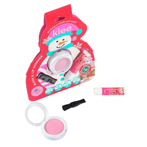 Crystal Glow - Kids' Holiday Blush and Lip Shimmer Set
