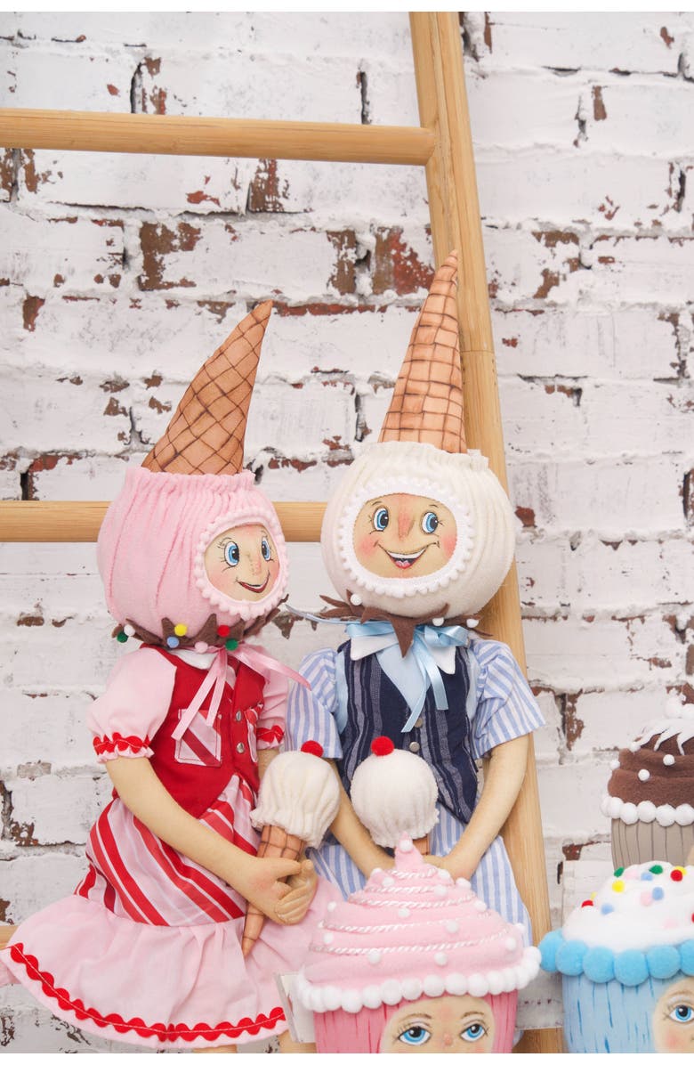 Gallerie II Turvy Tootsie Gathered Traditions Joe Spencer's Figurine Doll, Alternate, color, Pink