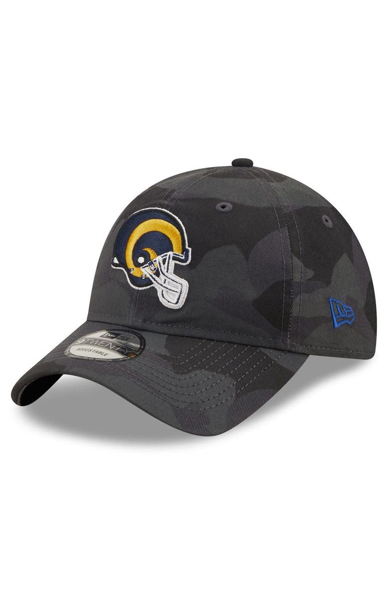 New Era Men's New Era Camo Los Angeles Rams Core Classic 2.0 9TWENTY Adjustable Hat, Main, color, 